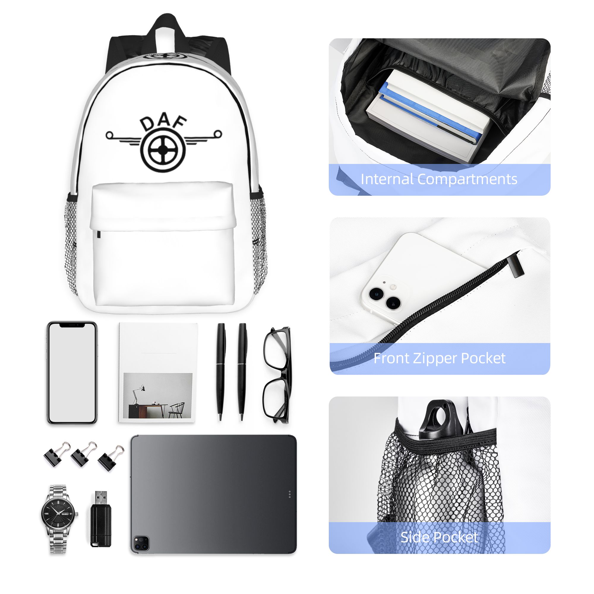 Women Bags Vector - Daf Truck-logo Vectorontwerp Rugzak Hot Sale