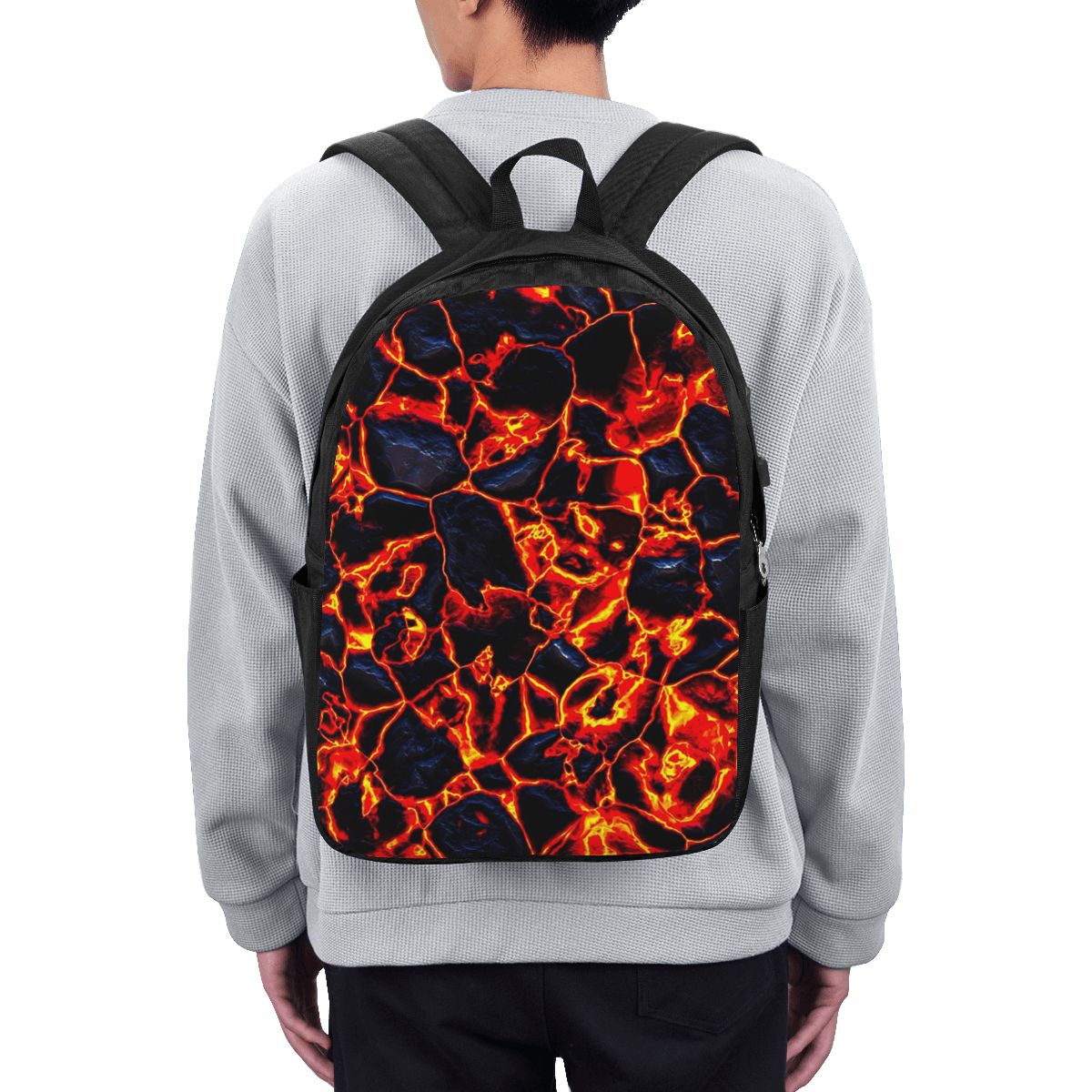 Women Bags College - Magma Volcano Lava Fire Rugzak Reisnotebooktas