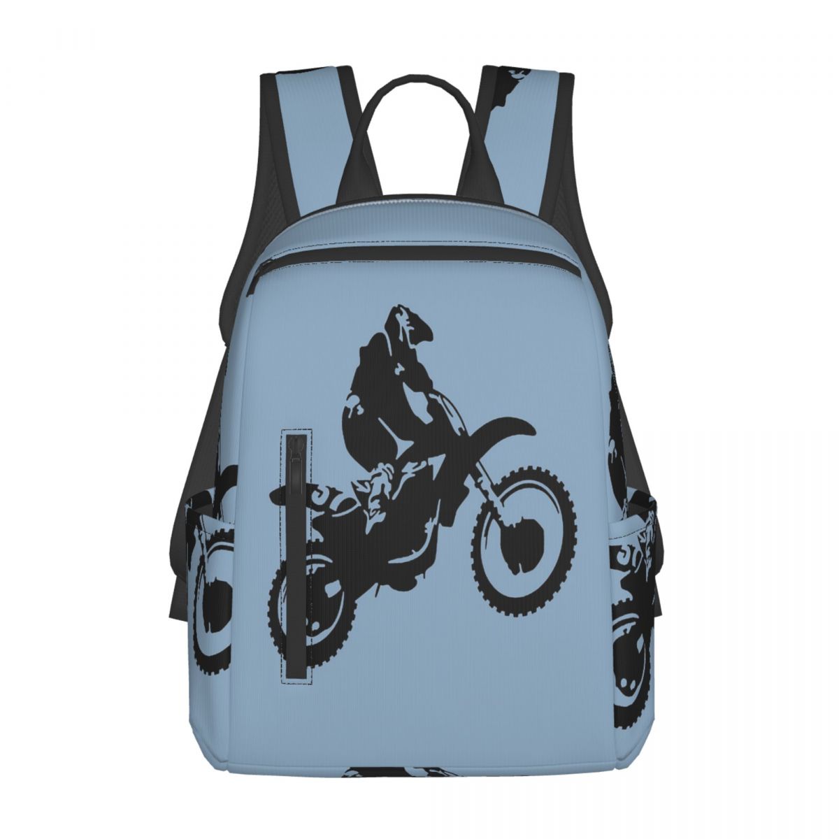 Women Bags Vector - Moto X Dirt Bike Monotone Vector