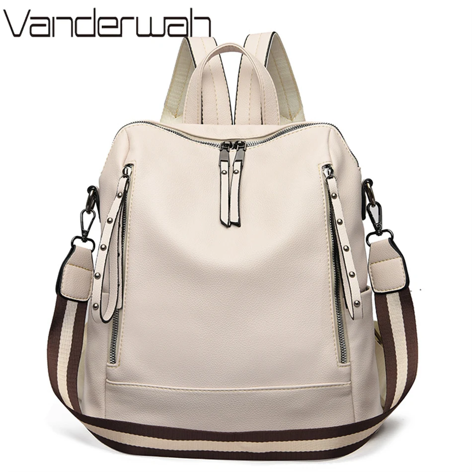 Women Bags Brands - Merk Luxe Rugzakken Zacht Leer Waterdichte