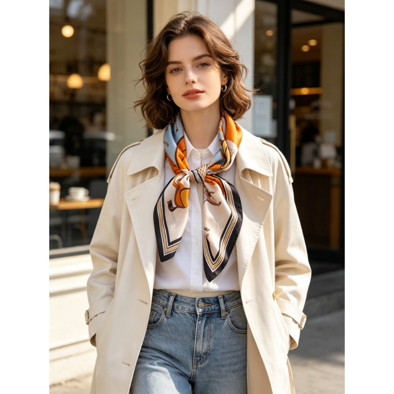 Women'S Bags Holiday - Luxe 100% MULBERRY ZIJDE Vierkante Sjaal