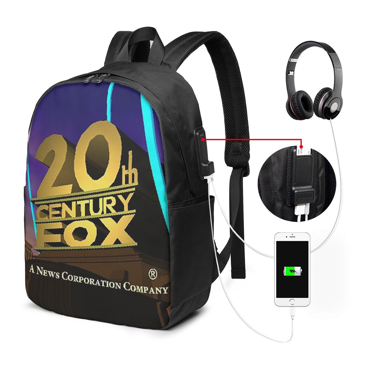 Women Bags College - 20th Century Fox Klassieke rugzak Reisnotebooktas