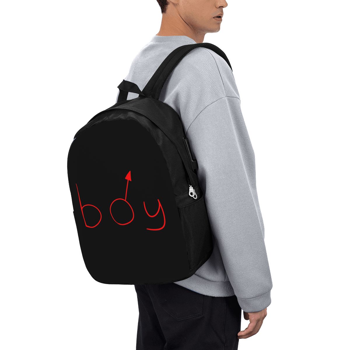 Women Bags College - Boymoder Hoed en shirt Rugzak Reisnotebooktas