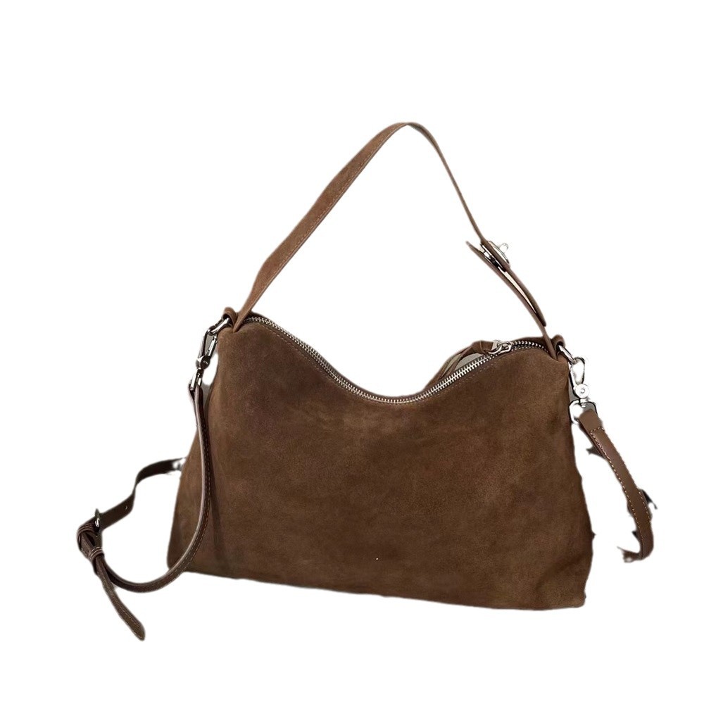 Women Bags Grey - Bruine ruime grote Boston Tote eenvoudige