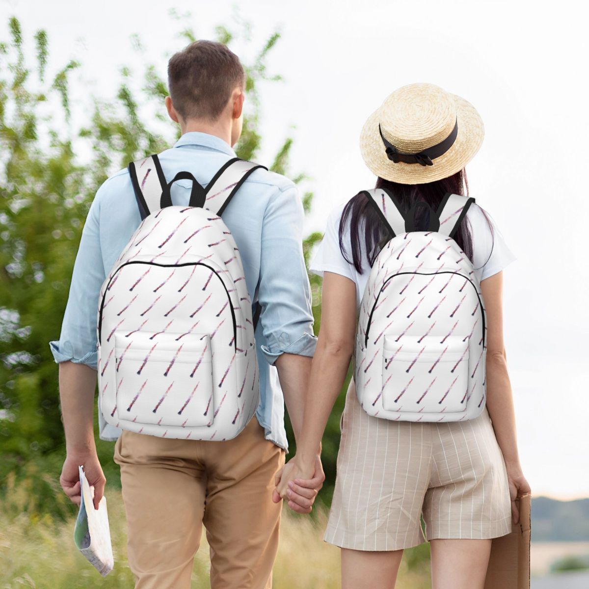 Women Bags Vector - Galaxy Oboe Vector Rugzak Studentenboekentas Schooltas