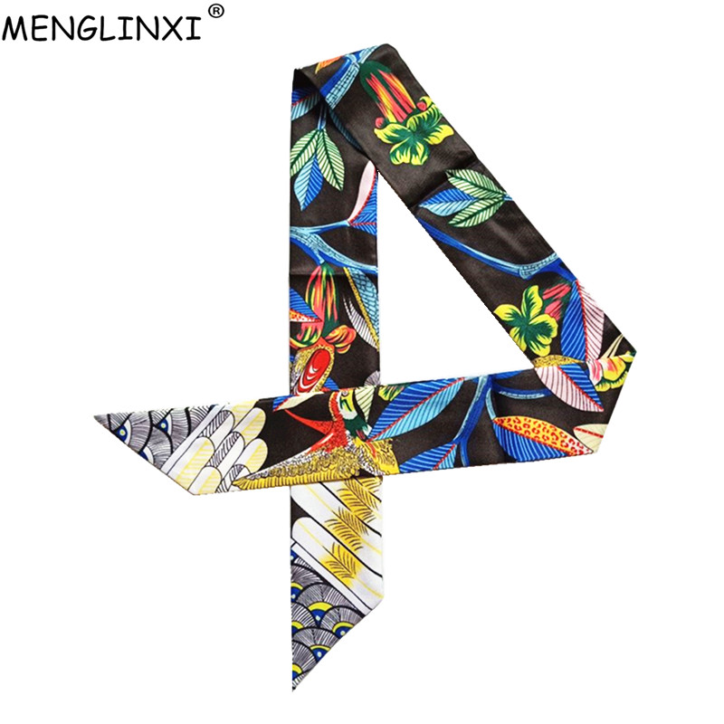 Women Bags Brands - Luxe Merk Hummingbird Print Skinny Zijden