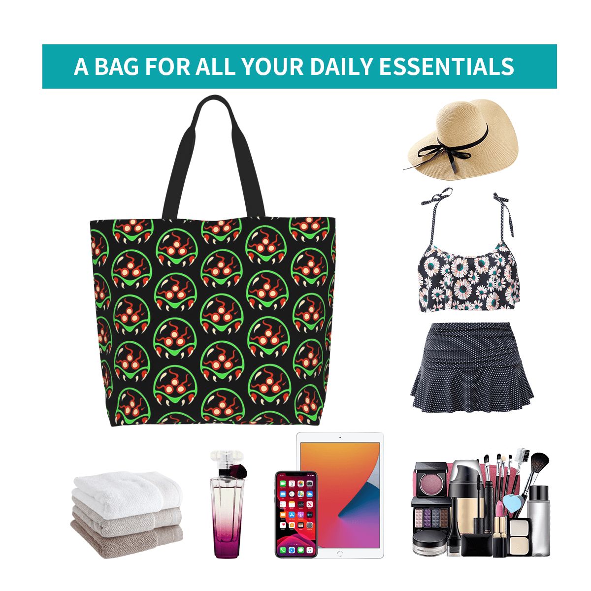 Metroid Vector Shopping Tote B - Women Bags Vector recensie en prijs