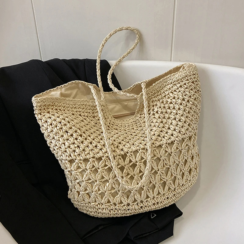 Casual design strogeweven tass - Woven Straw Bag recensie en prijs