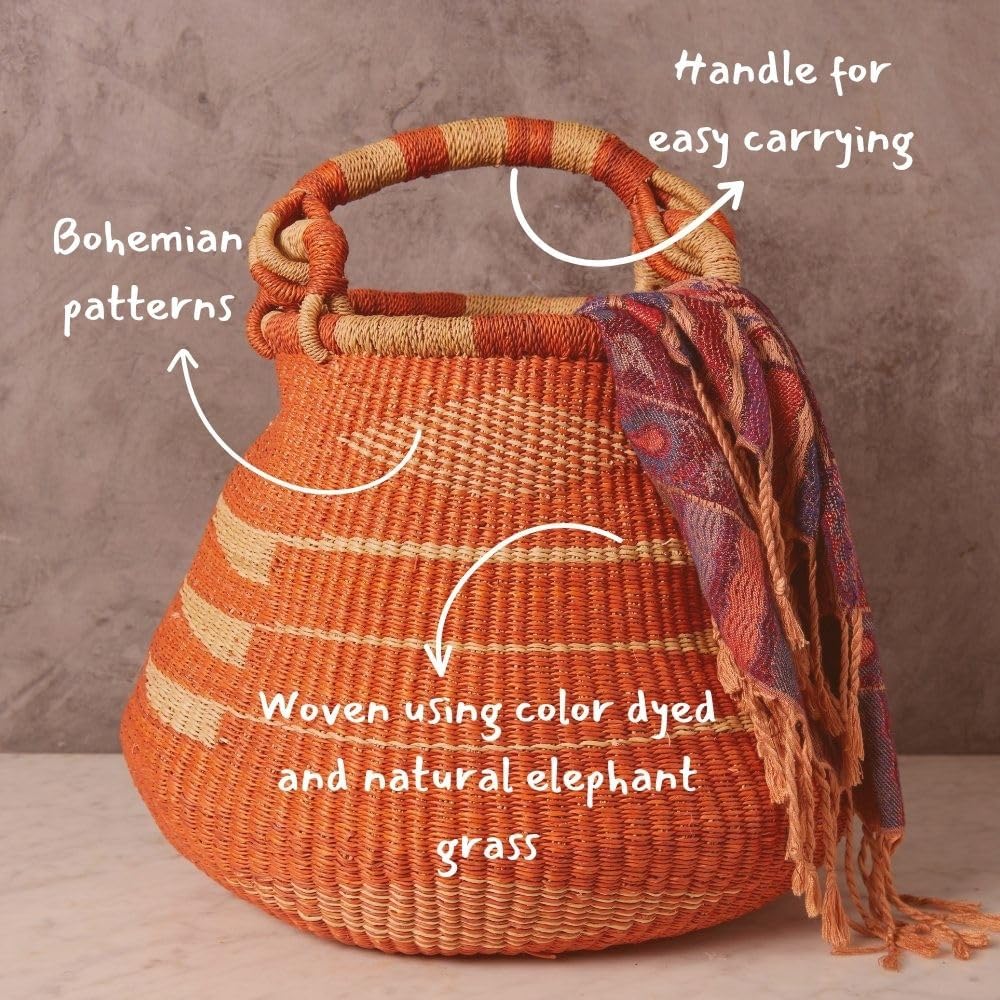 16 inch geweven opbergmand ora - Woven Straw Bag recensie en prijs
