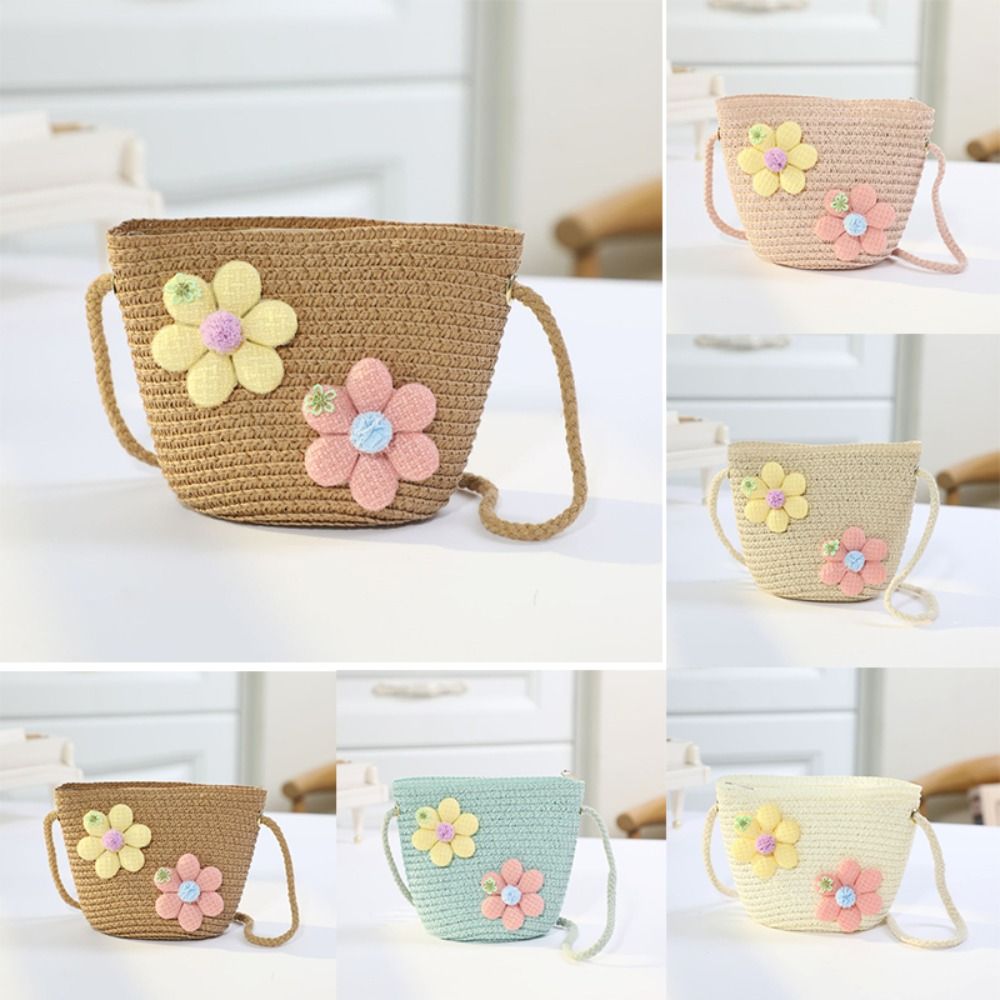 Handgemaakte geweven meisjesbl - Woven Straw Bag recensie en prijs