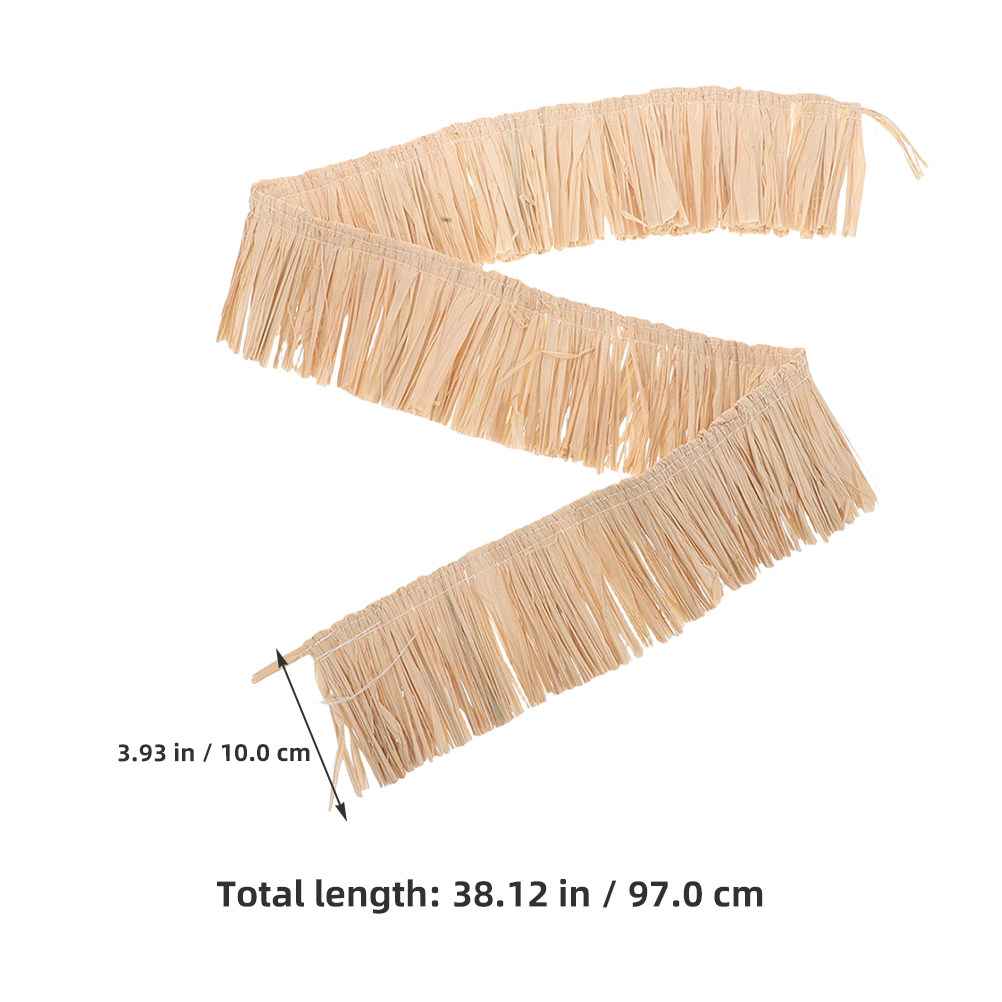 2 Stuks Raffia Fringe Trim Gew - Woven Straw Bag recensie en prijs