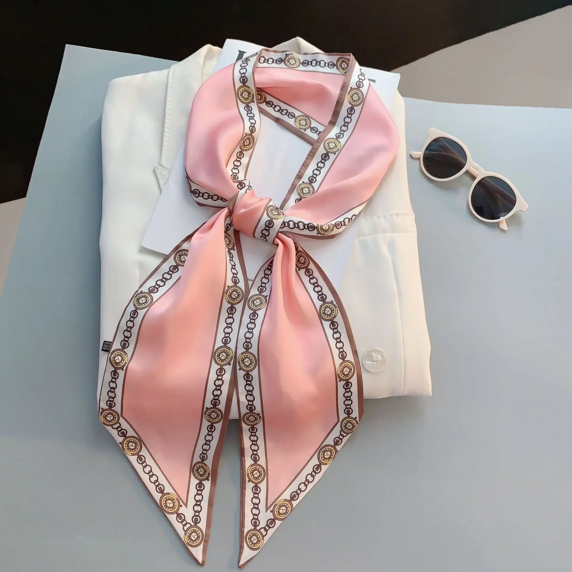 Design Print Skinny Sjaal Plai - Women Bags Brands recensie en prijs