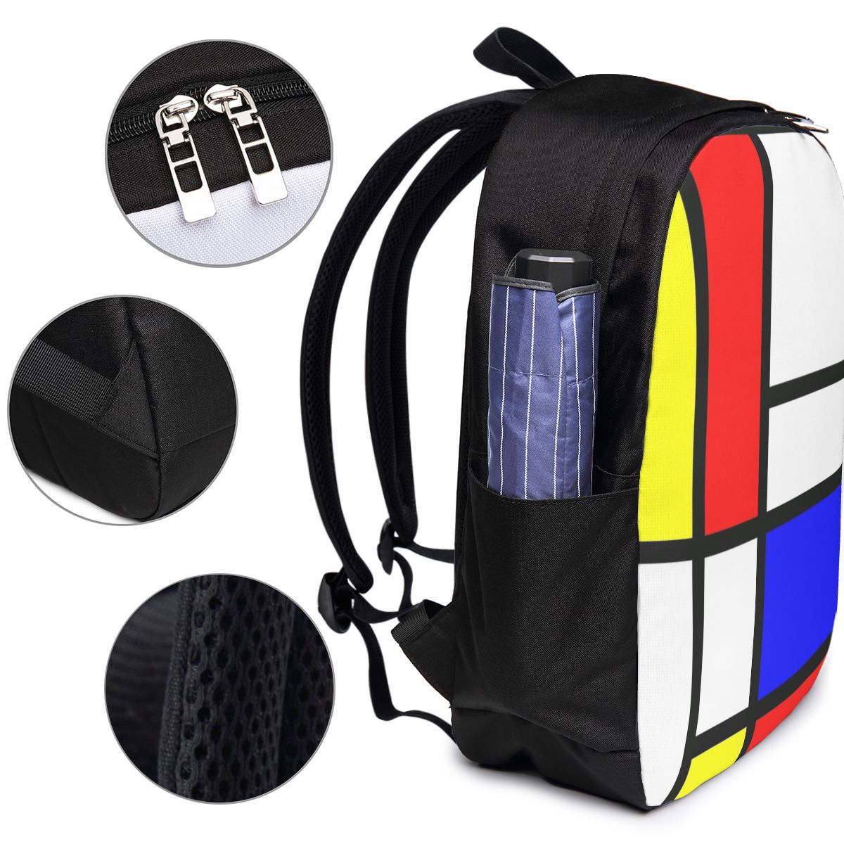 Piet Mondriaan Compositie Rugz - Women Bags College recensie en prijs