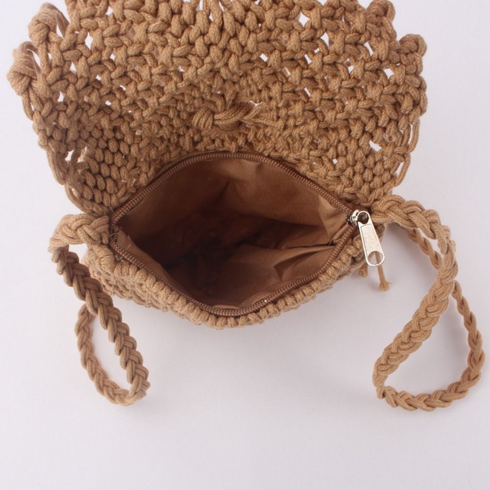 Etnische stijl geweven strozak - Woven Straw Bag recensie en prijs