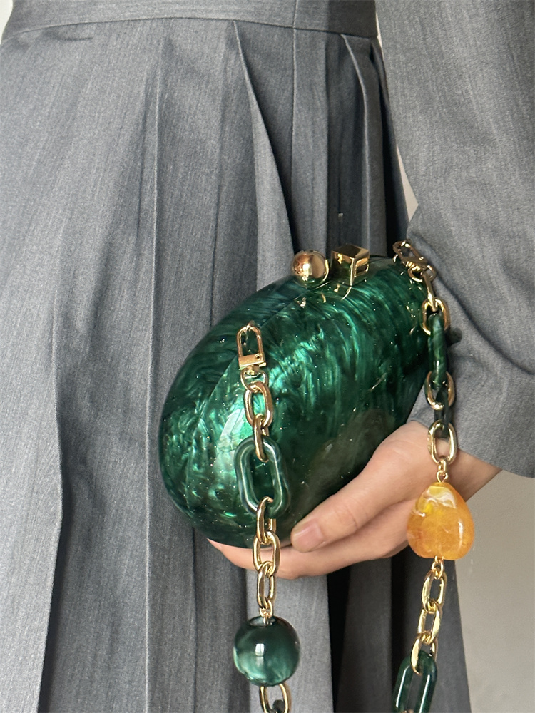 Banket Nieuwe Acryl Clutch Bag - Women Bags Green recensie en prijs