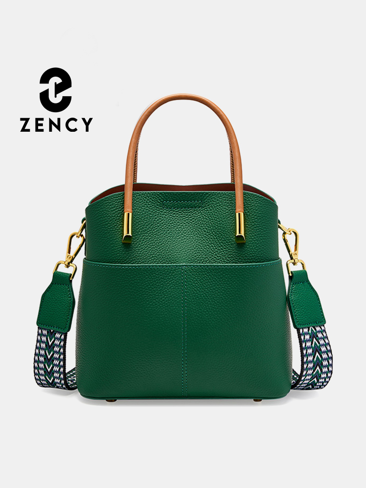Zency lederen emmertas van top - Women Bags Green recensie en prijs