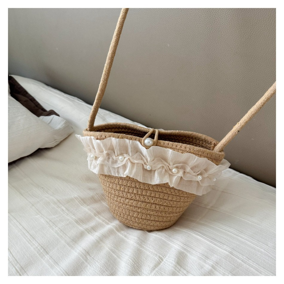Zomerhoed en tasset voor kinde - Woven Straw Bag recensie en prijs