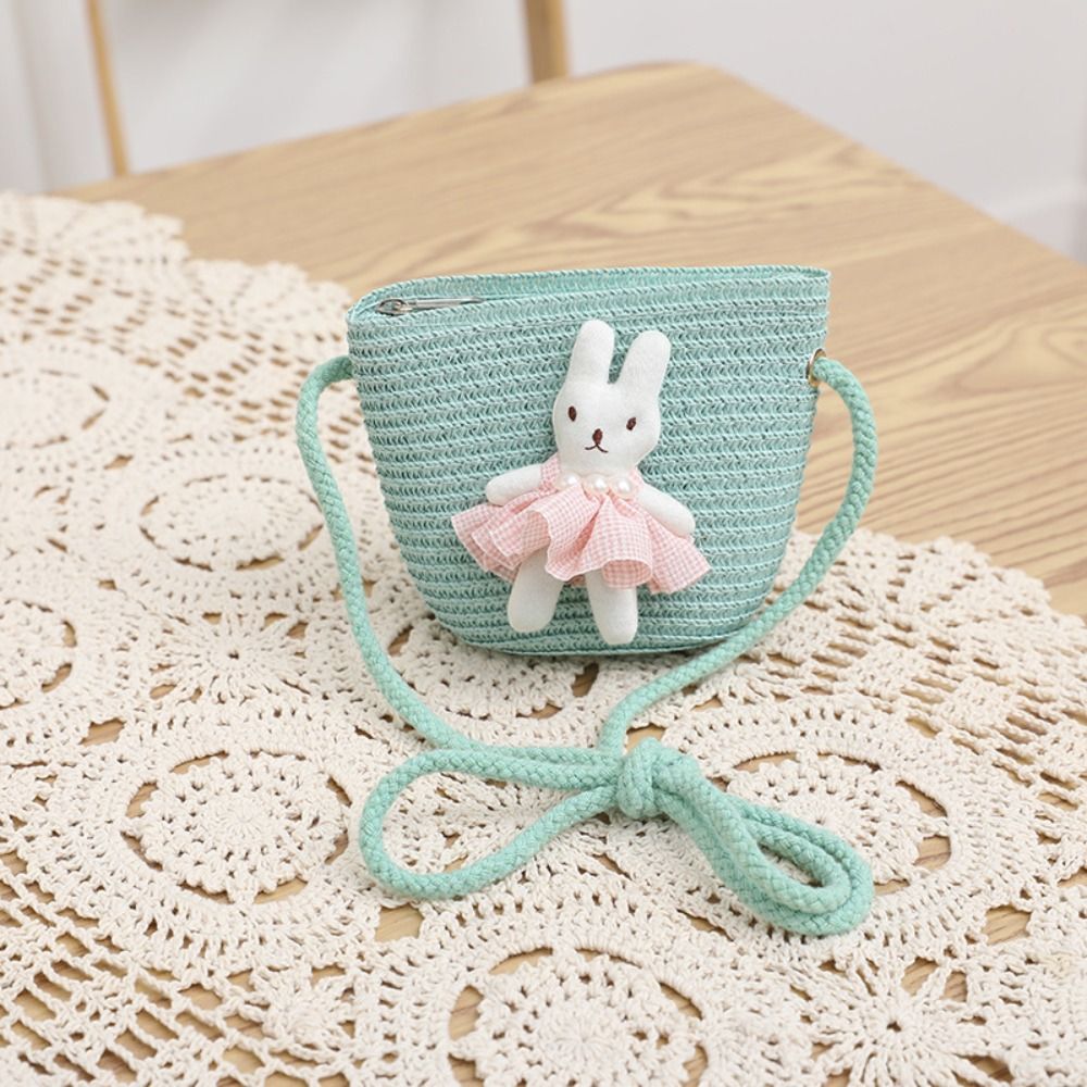 Leuke Cartoon Bunny Mini Stroz - Woven Straw Bag recensie en prijs