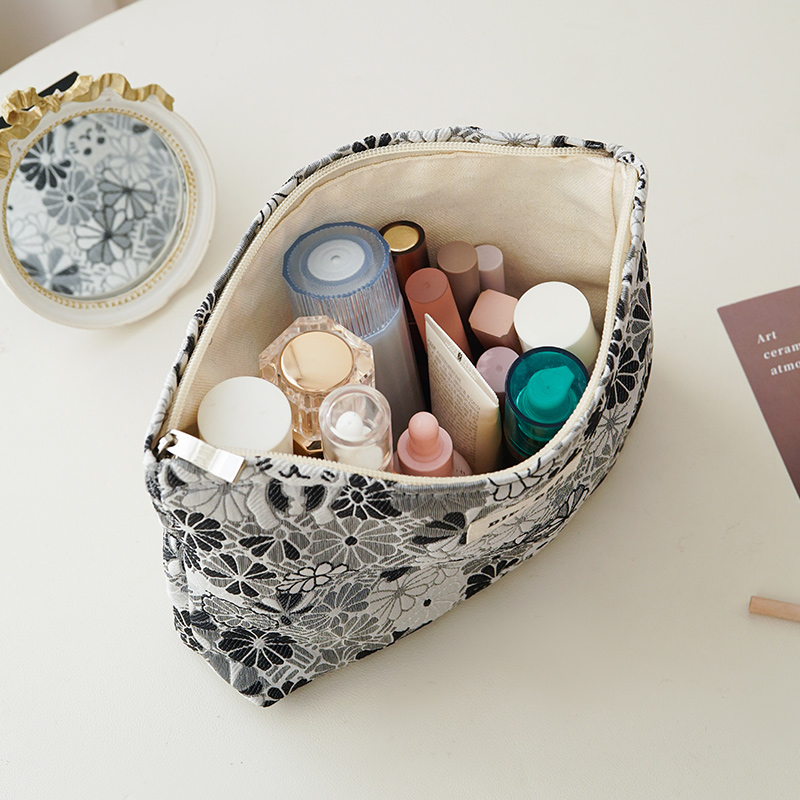 Zilvergrijze bloem dames make- - Women Bags Grey recensie en prijs