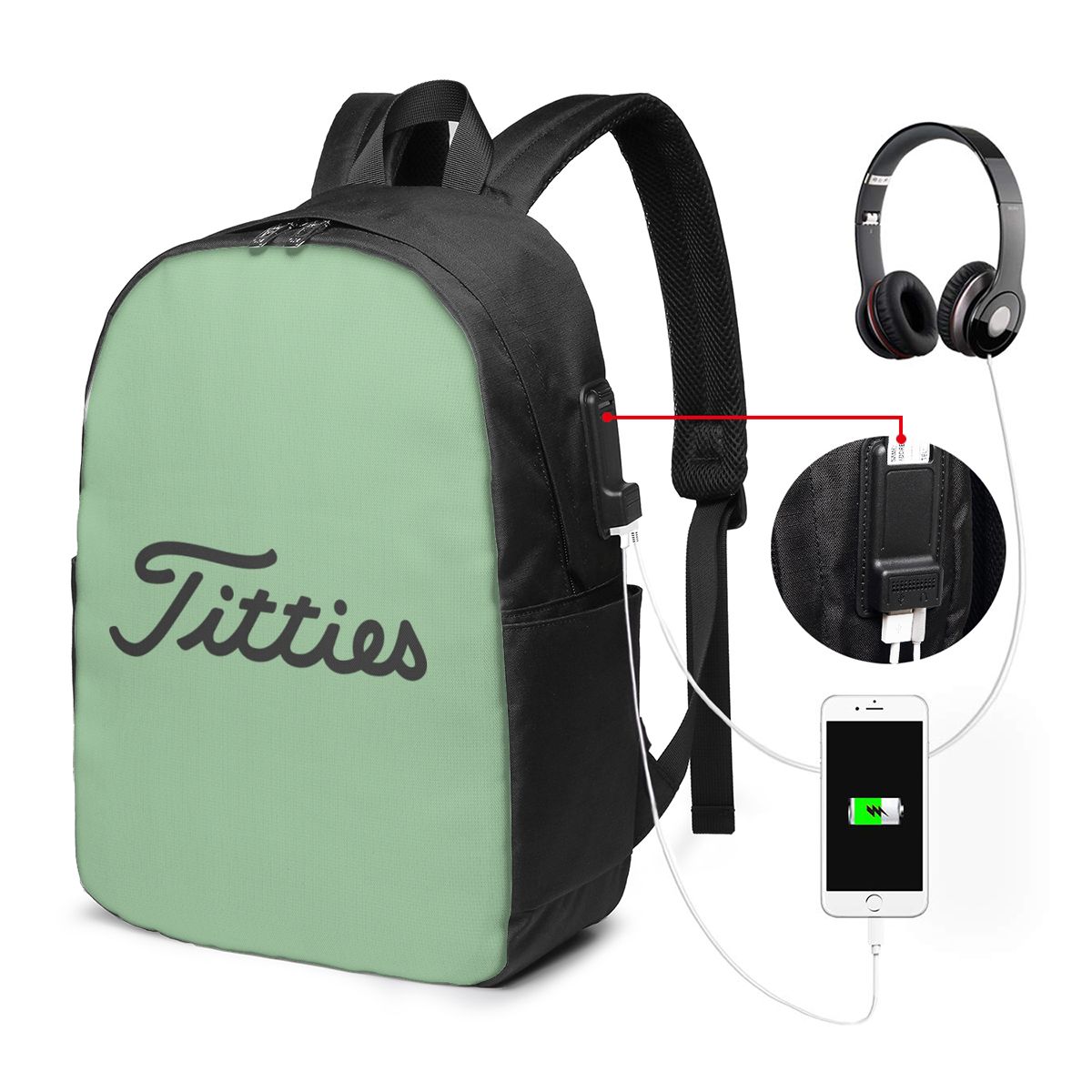 Titties Golfbalrugzak Reisnote - Women Bags College recensie en prijs