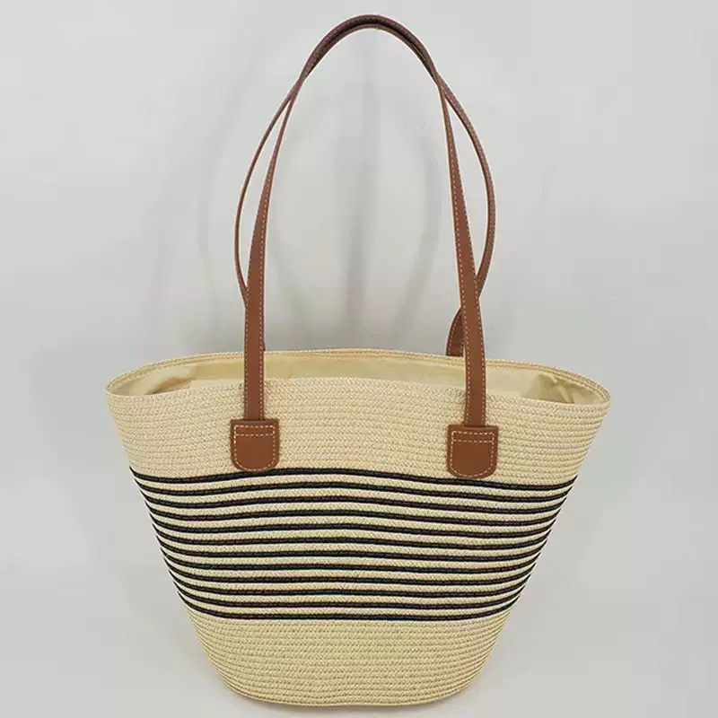 CLAREGQI gestreepte stro-tas v - Women Bags Casual recensie en prijs
