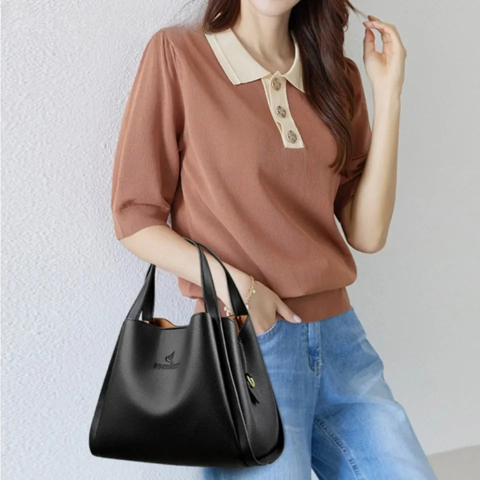 Zachte leren grote shopper voo - Women Bags High End Brands recensie en prijs