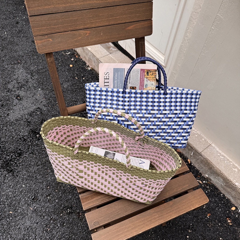 Leuke PVC handtas geweven tas  - Women'S Bags Holiday recensie en prijs