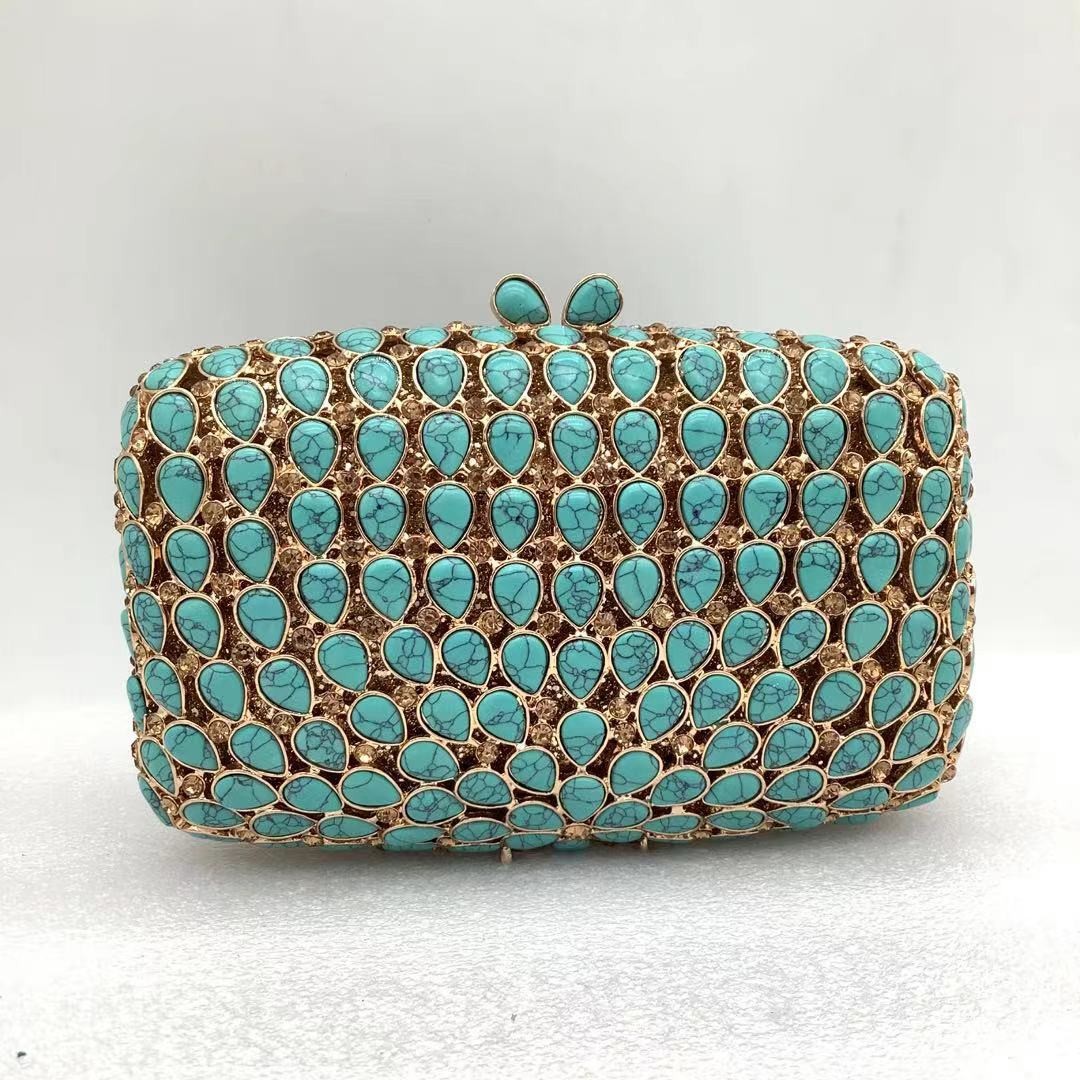 Dame turquoise avond clutch ba - Women Bags Green recensie en prijs