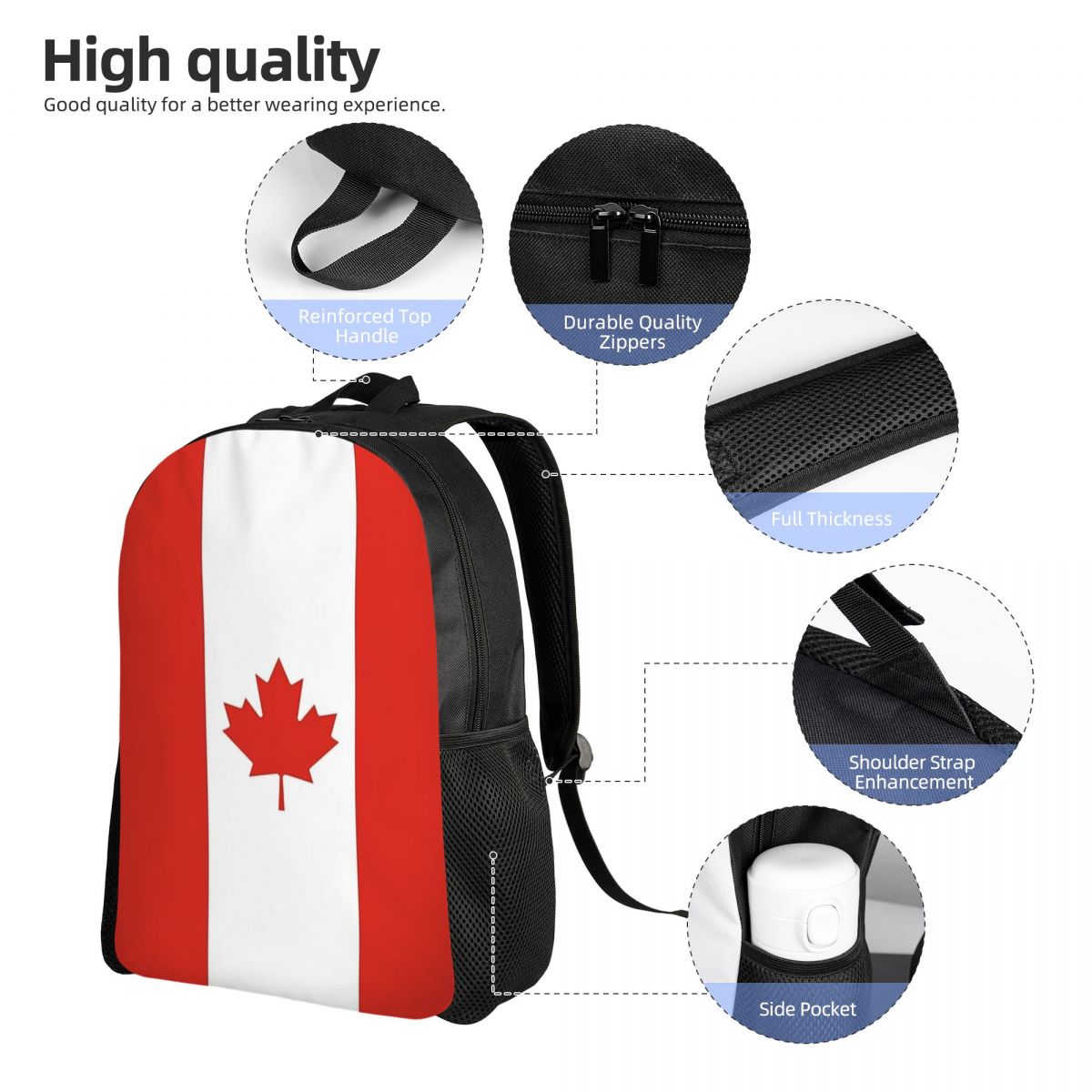 Canada Vlag Nationale Cultuur  - Women Bags Canada Sale recensie en prijs