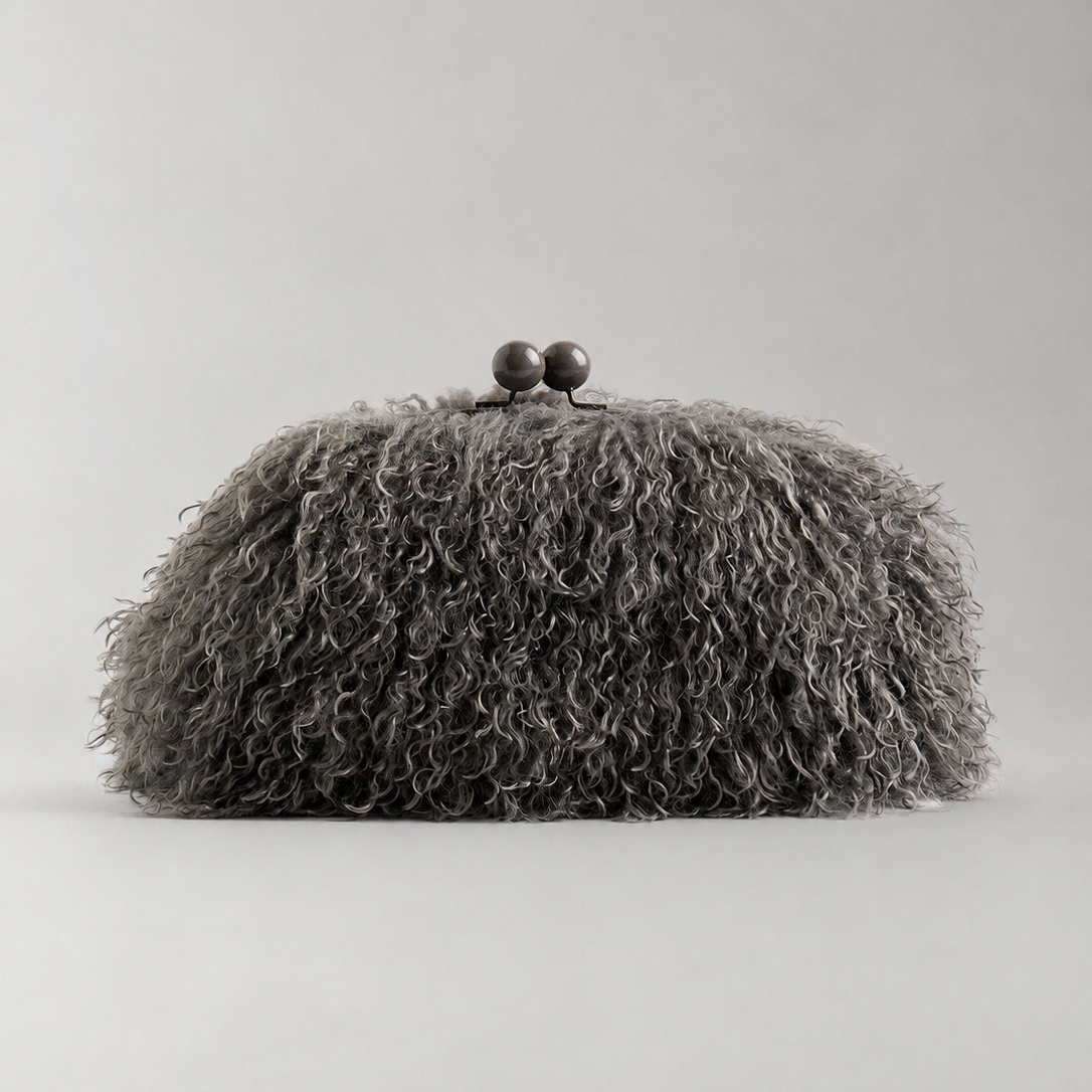 Dames kisslock imitatiebont ha - Women Bags Grey recensie en prijs