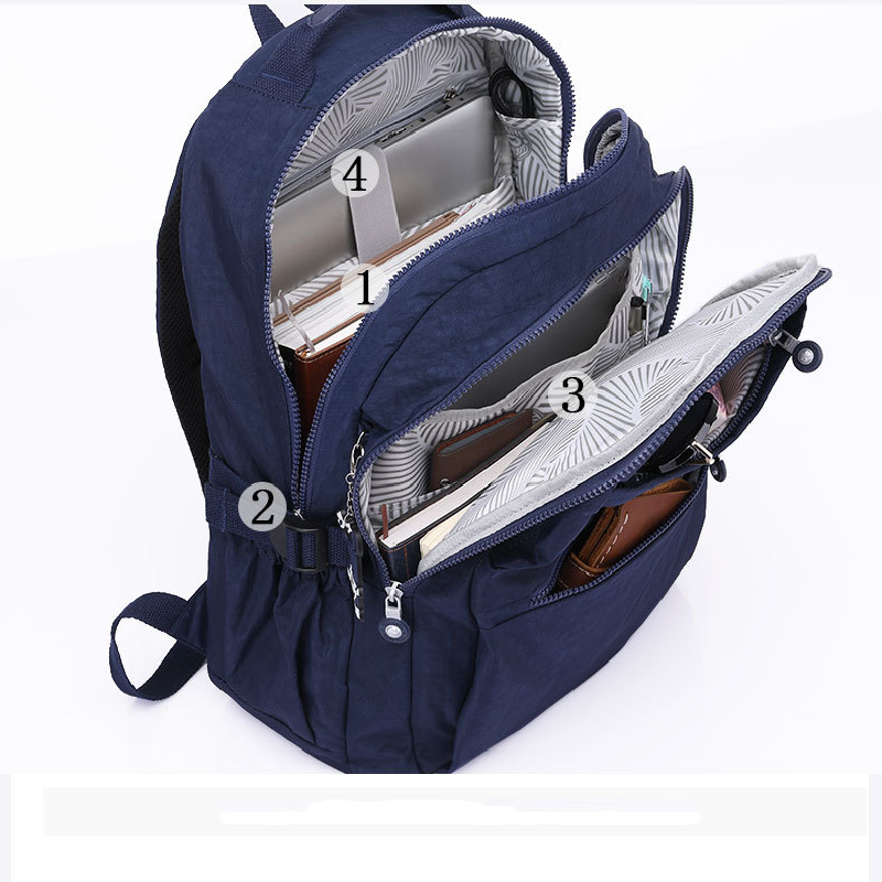 Nesitu A4 Grote Capaciteit 15. - Women Bags Grey recensie en prijs