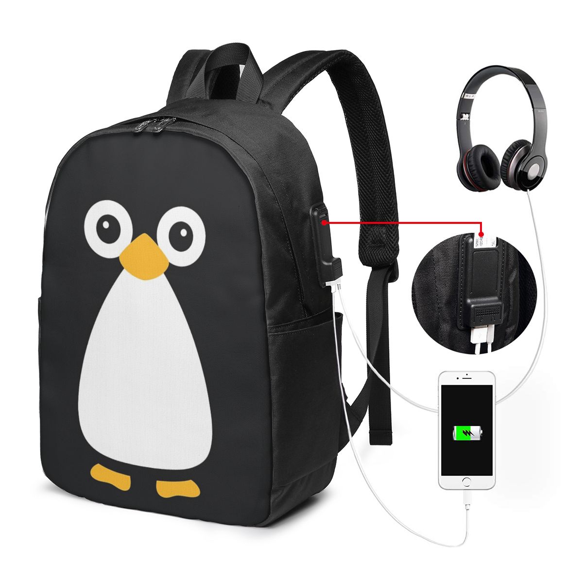 Leuke Vector Penguin-rugzak Re - Women Bags College recensie en prijs