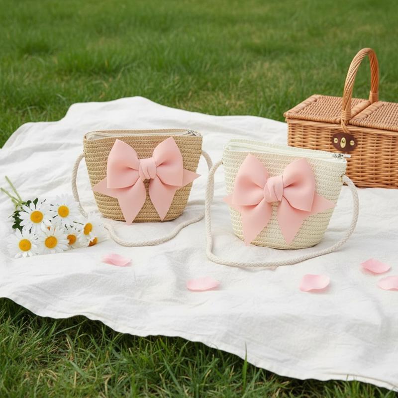 Geweven schoudertas van stro v - Woven Straw Bag recensie en prijs