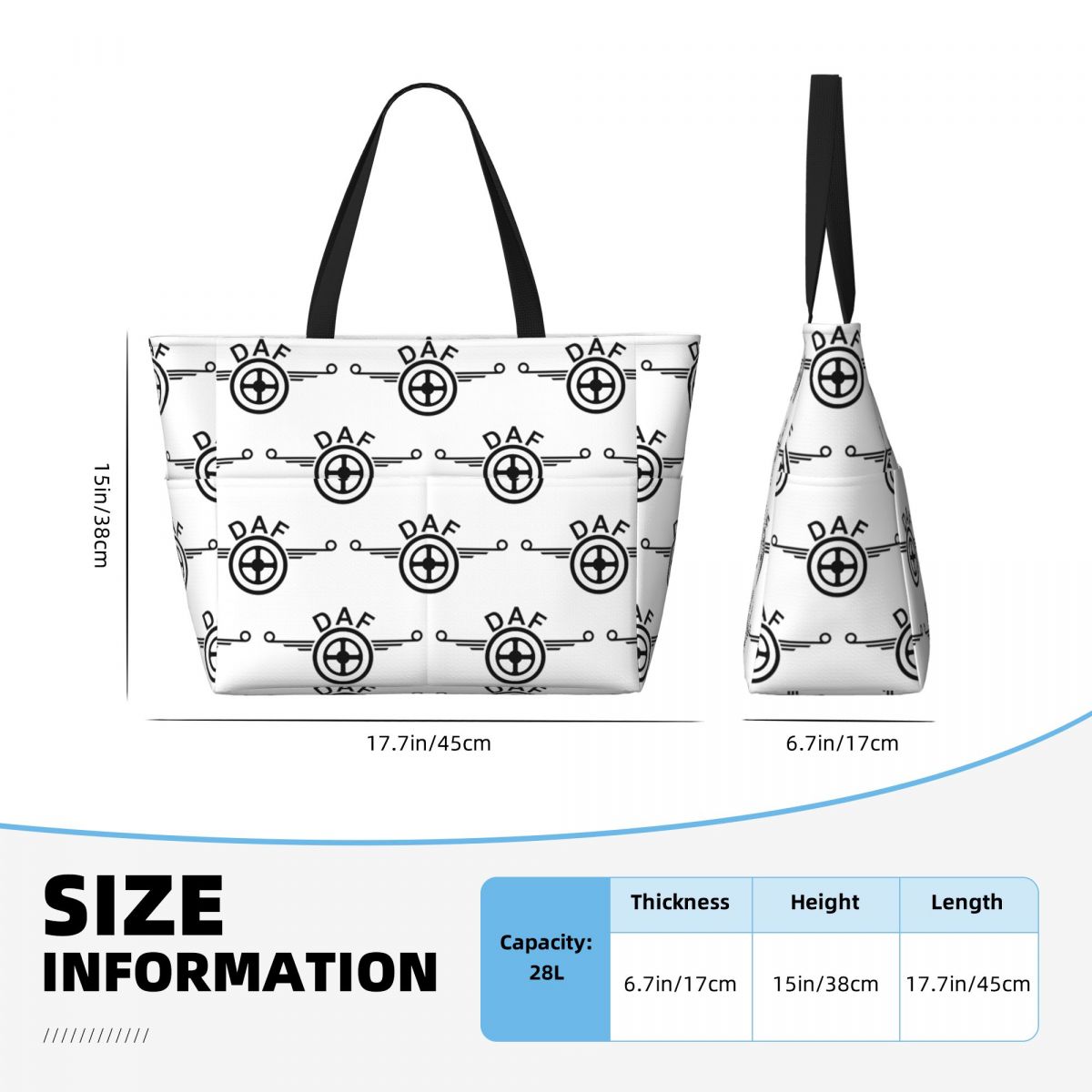 Daf Truck Logo Vector Design S - Women Bags Vector recensie en prijs