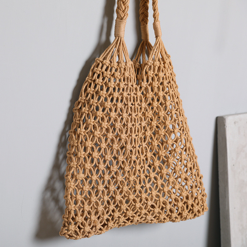 Vrouwen grote capaciteit stro  - Woven Straw Bag recensie en prijs